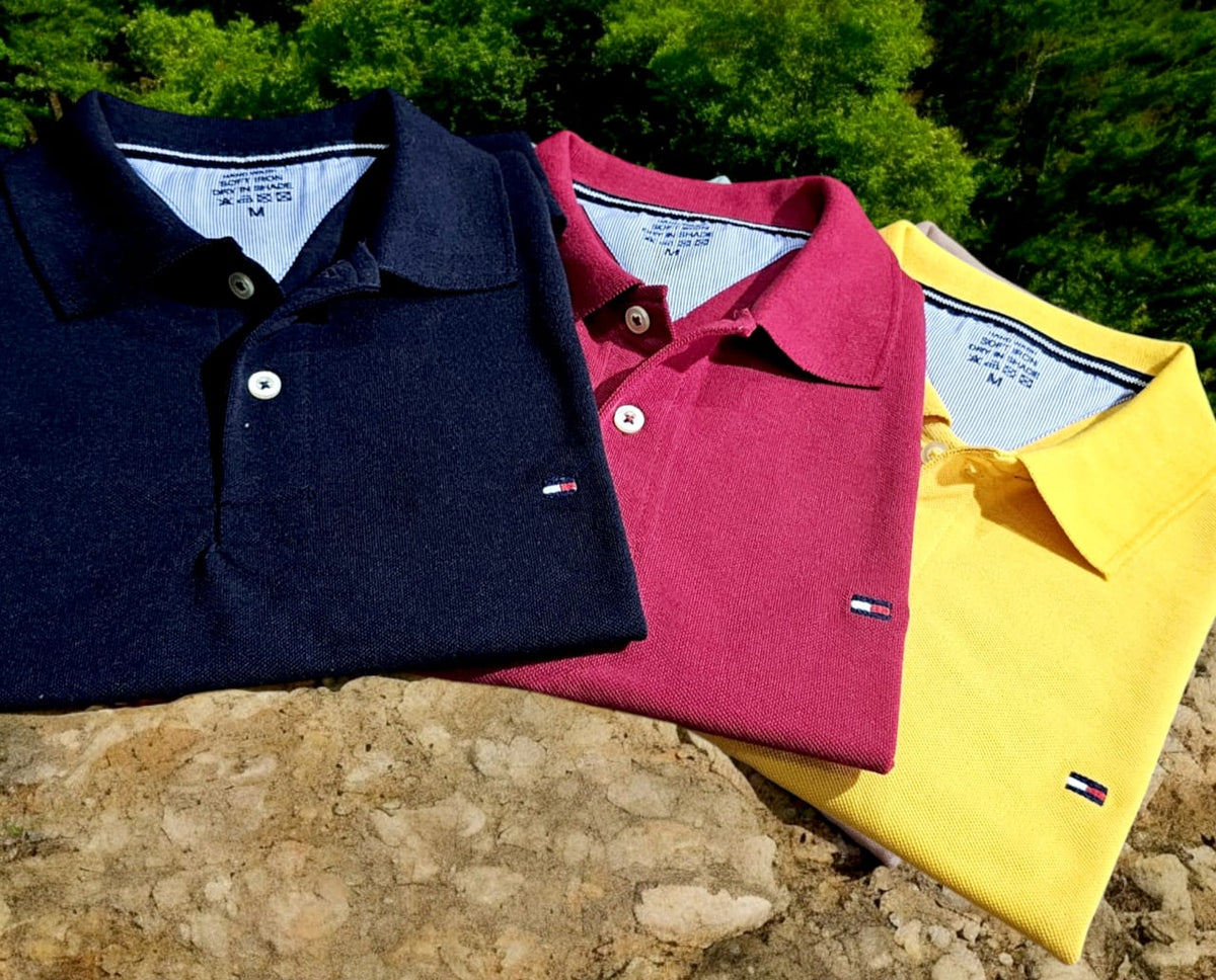 Men's Polo Neck T-Shirt Pack of 3