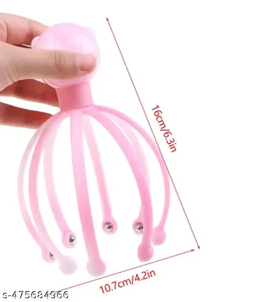 Scalp Massager with Flexible Steel Ball Tips
