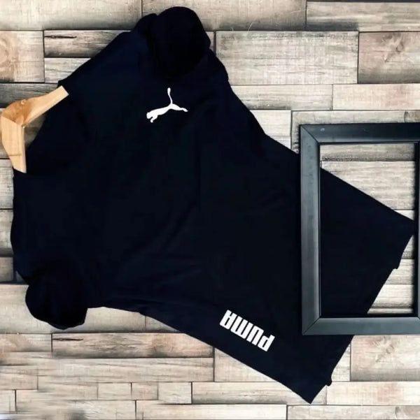 Black Regular-Fit T-Shirt for Men