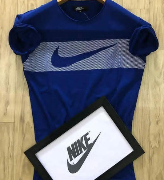 Blue Regular-Fit T-Shirt for Men