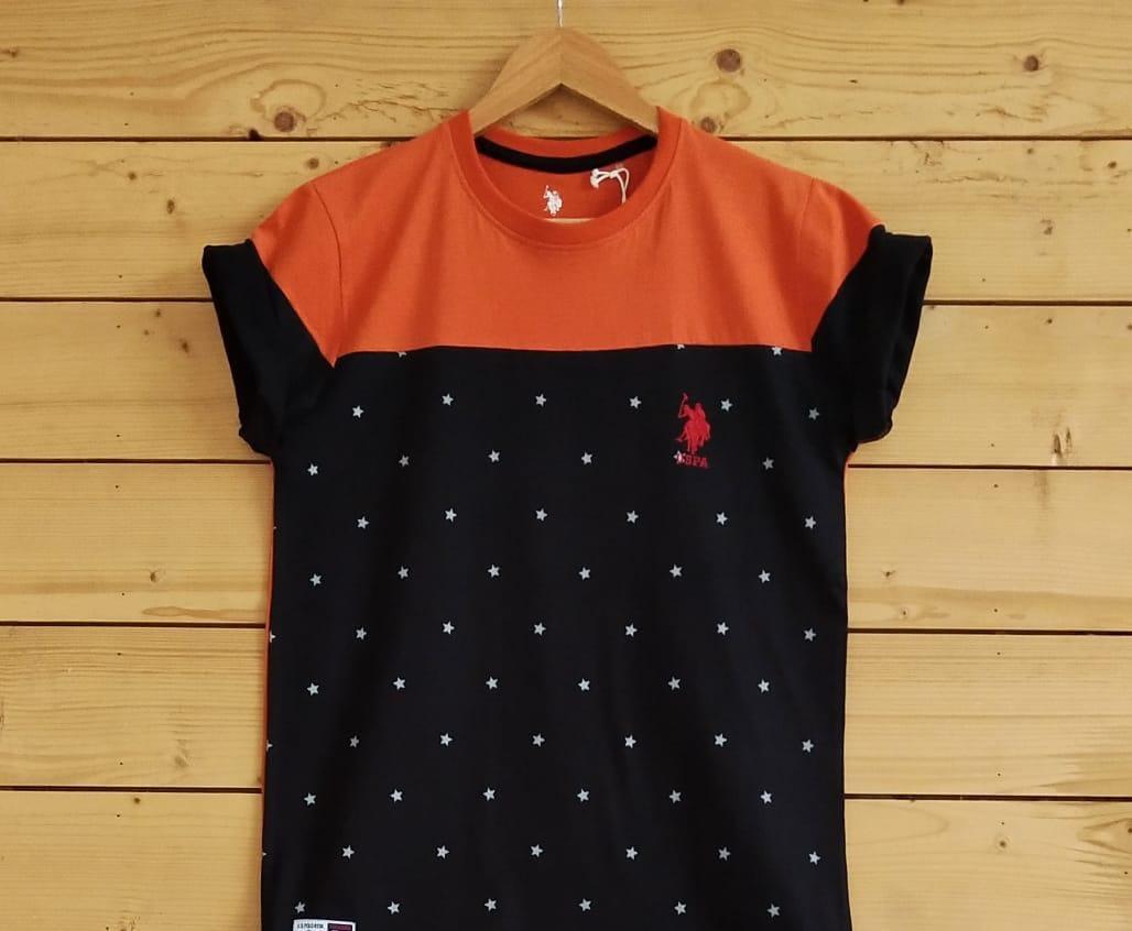 Men's Blue Regular-Fit T-Shirt