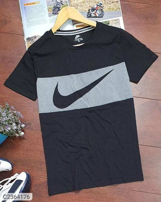 Men's Regular Fit Black T-Shirt