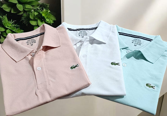 Men's Polo Neck T-Shirt Pack of 3