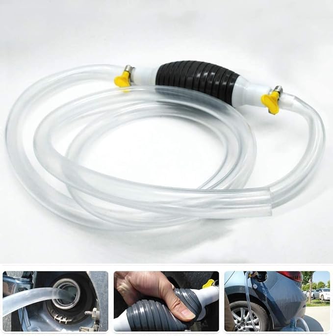 Manual Fuel Transfer Siphon Pump with 2 m Hose
