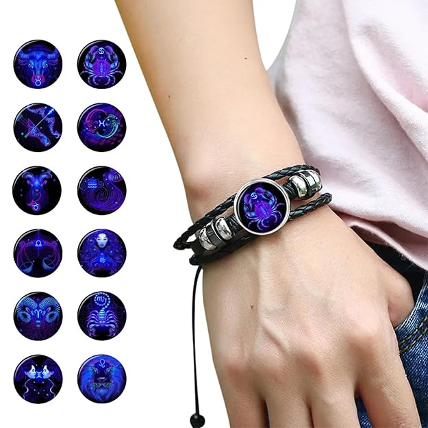Zodiac Constellation Bracelets for Men