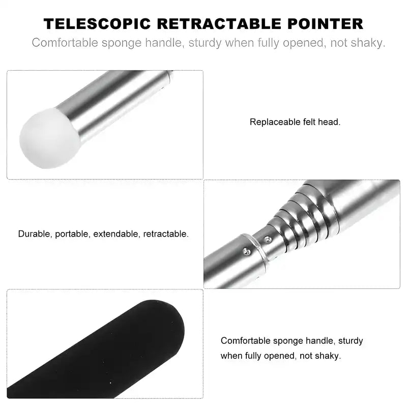 Extendable Telescopic Self-defense Stick / Hand Pointer