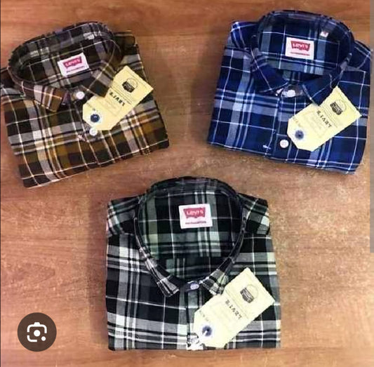 Men's Multicolor Check Shirt Pack of 3