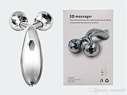 Stainless Steel 3D Body Massager, Silver
