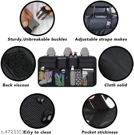 Waterproof Car Trunk Organizer with 8 Pockets
