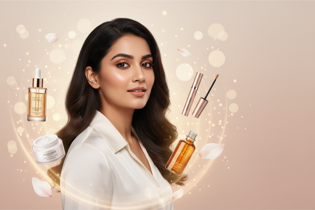 Beauty Cosmetics Light Banner