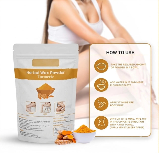 Turmeric Wax Powder (Pack of 3)