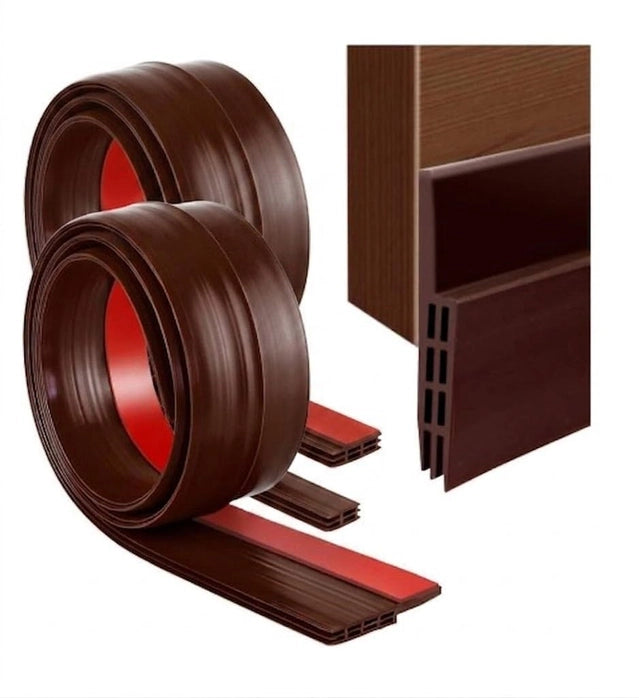Silicone Door Seal Strip Pack of 2