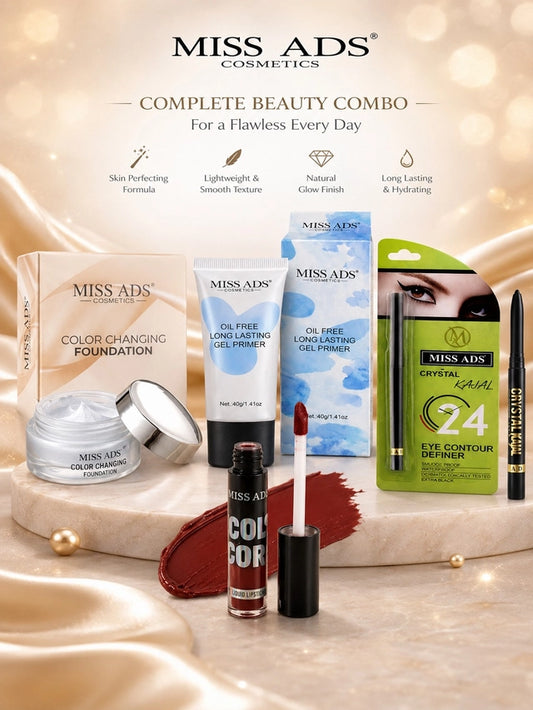 MISS ADS 4-in-1 Foundation Makeup Combo