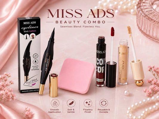 MISS ADS 4-in-1 Makeup Combo