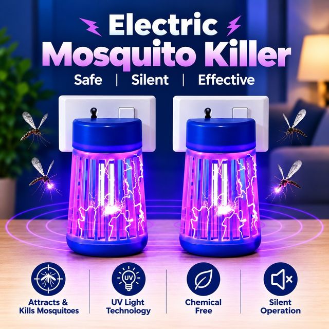 Portable Electric Insect Killer with UV Light