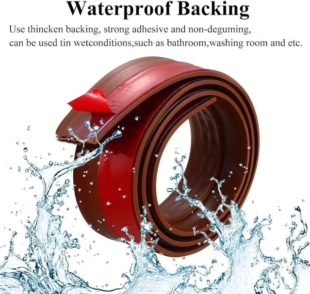 Silicone Door Seal Strip Pack of 2